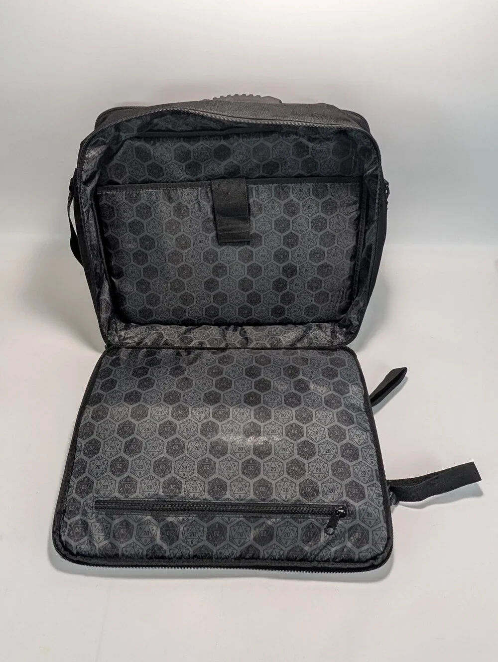 ThinkGeek D20 Bag Of Holding Convertible Fast Travel Backpack Messenger Bag